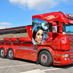 PROMY24.COM przeprawiły najpiękniejsze szwedzkie ciężarówki