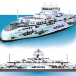 BC Ferries ujawnia projekt grafiki dla pierwszego z promów 