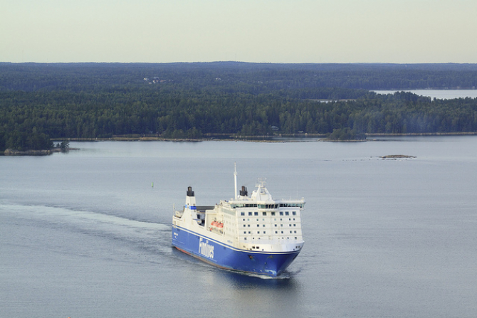 Byłe statki Eckerö teraz pod nazwami Finnlines