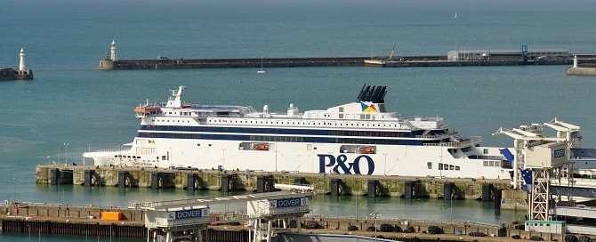 Zmiana bandery dwóch promów P&O Ferries