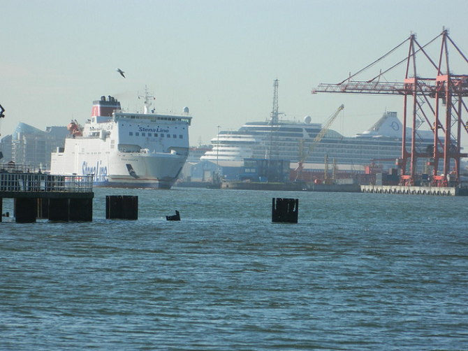 Promy Calais-Dover: Stena Nordica na Kanale La Manche