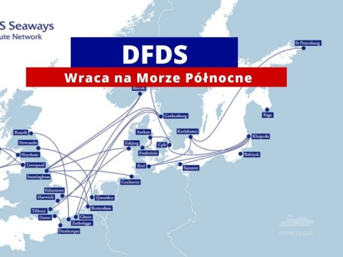 DFDS wraca na Morze Północne