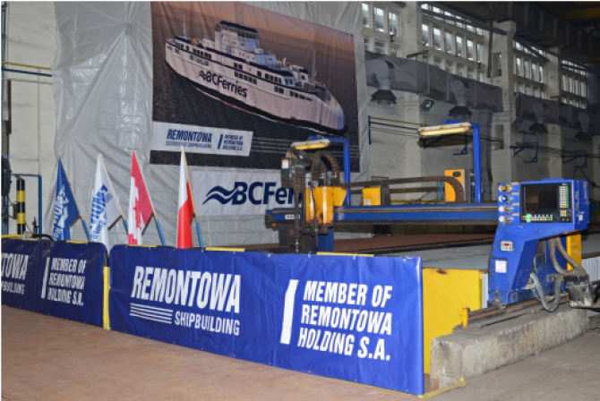 Remontowa Shipbuilding SA rozpoczyna budowę drugiego promu z serii trzech