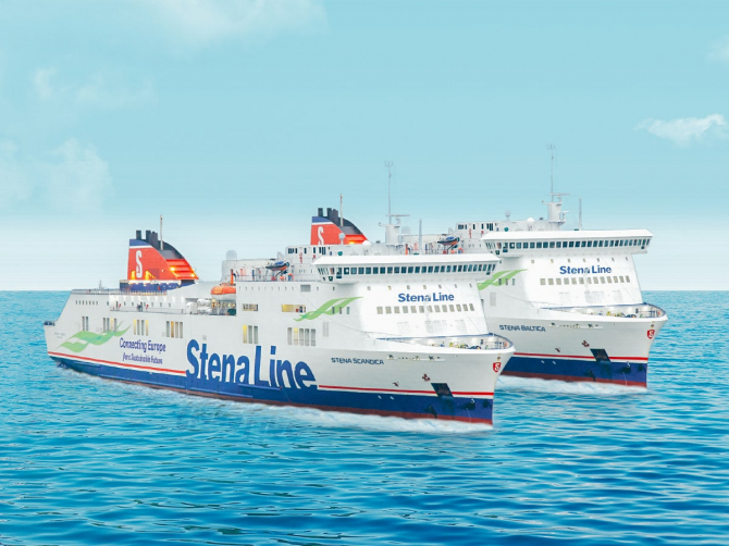 Stena Line ogłasza nowe nazwy statków na linii Nynäshamn - Ventspils