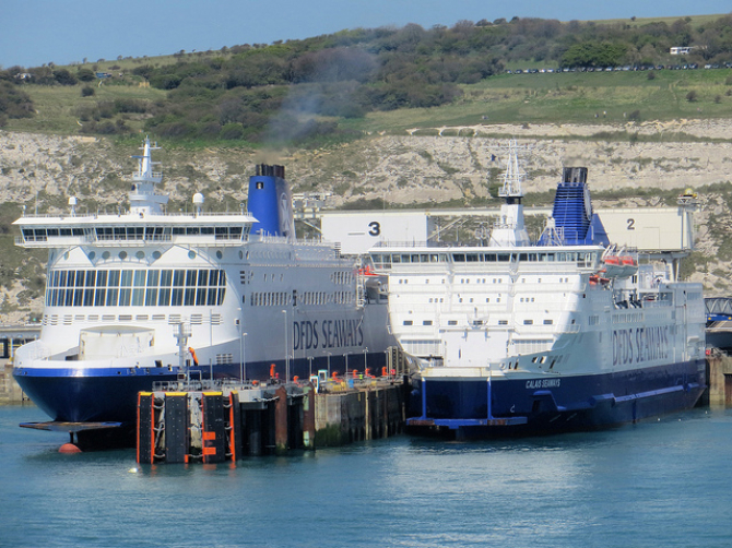 Calais Seaways z wymienionymi silnikami