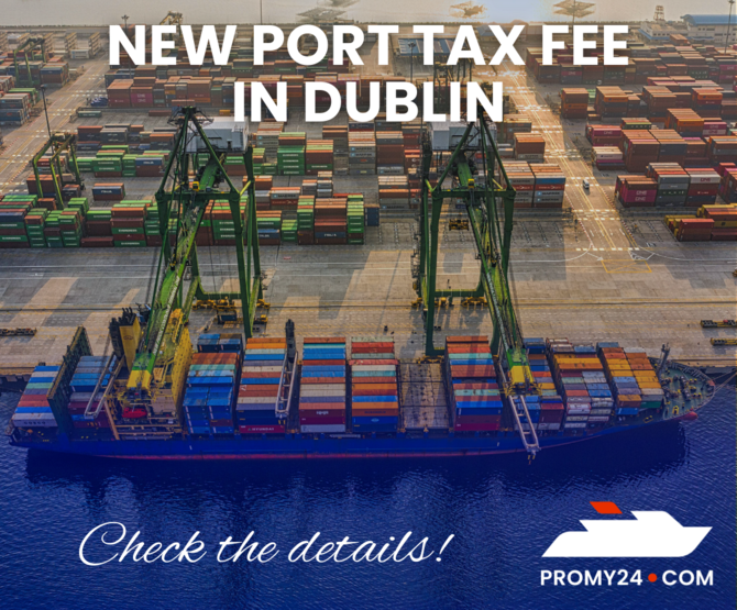 New infrastructure charge at Dublin Port