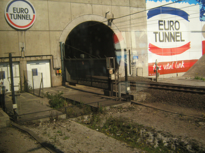 Chaos w Eurotunnelu