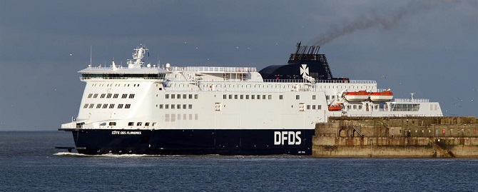 Promy do Anglii: DFDS przewiózł milionowy ładunek cargo