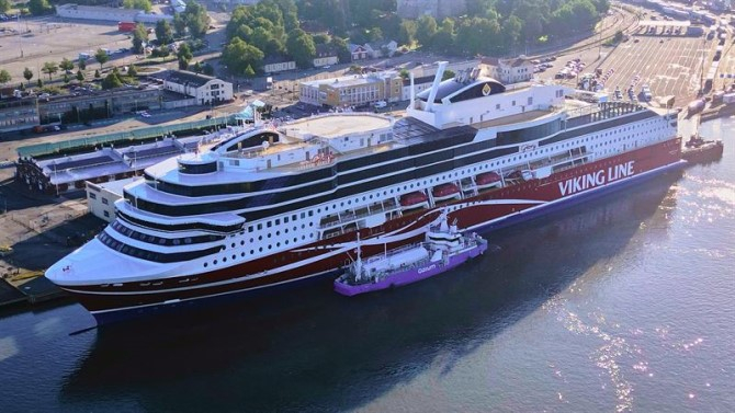 Viking Line uruchamia zielony korytarz, redukując swoje emisje o 90%