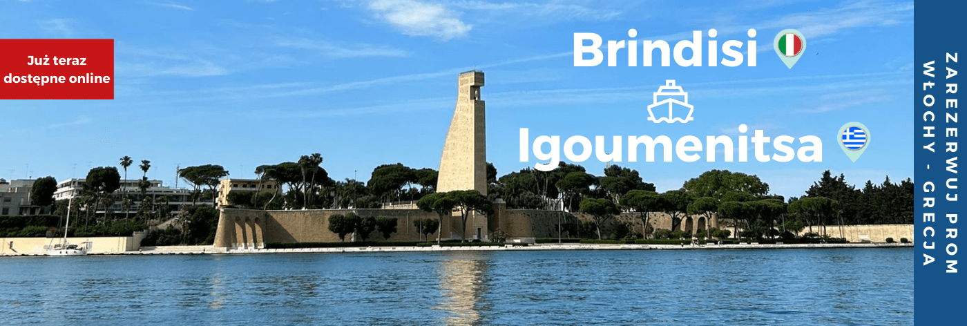 Brindisi Igoumenitsa promy cargo ciężarówki dostawcze